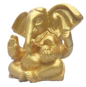 Hand Painted Ganesh with Big Ear RG-060G